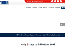 Tablet Screenshot of 1099online.com